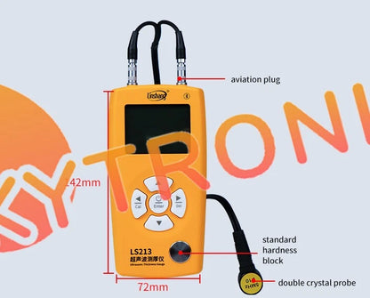 Linshang LS213 Ultrasonic Thickness Gauge Meter 0.8-350mm