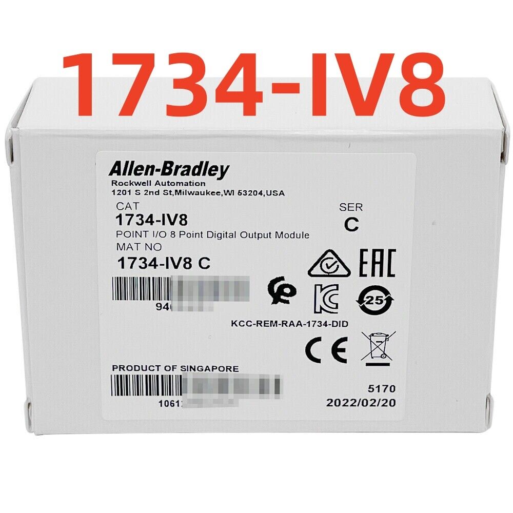 New Factory Sealed AB 1734-IV8 SER C POINT 8 Point Digital Input Module - NEW FACTORY SEALED AB