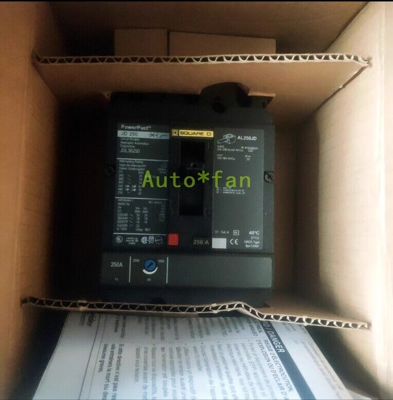 JD250 AL250JD JDL36250 3P 250A Circuit Breaker - JDL