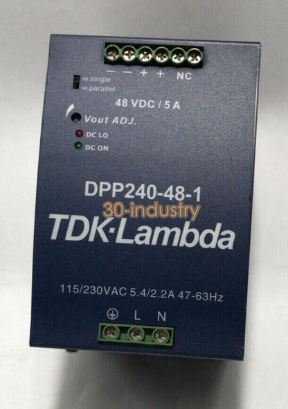 TDK-Lambda DPP240-48-1 Power Supply - 115/230VAC Input, 240W - TDK-LAMBDA