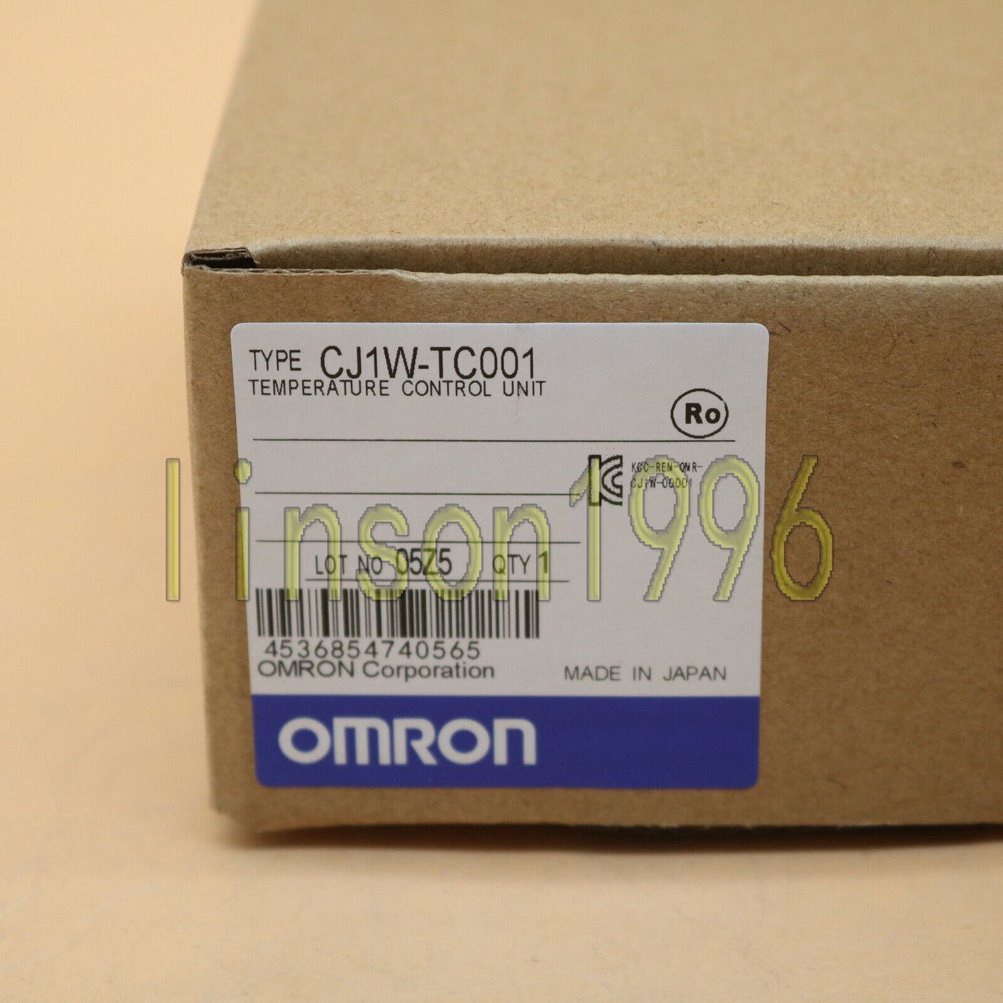 Omron CJ1W-TC001 Temperature Control Unit - OMRON