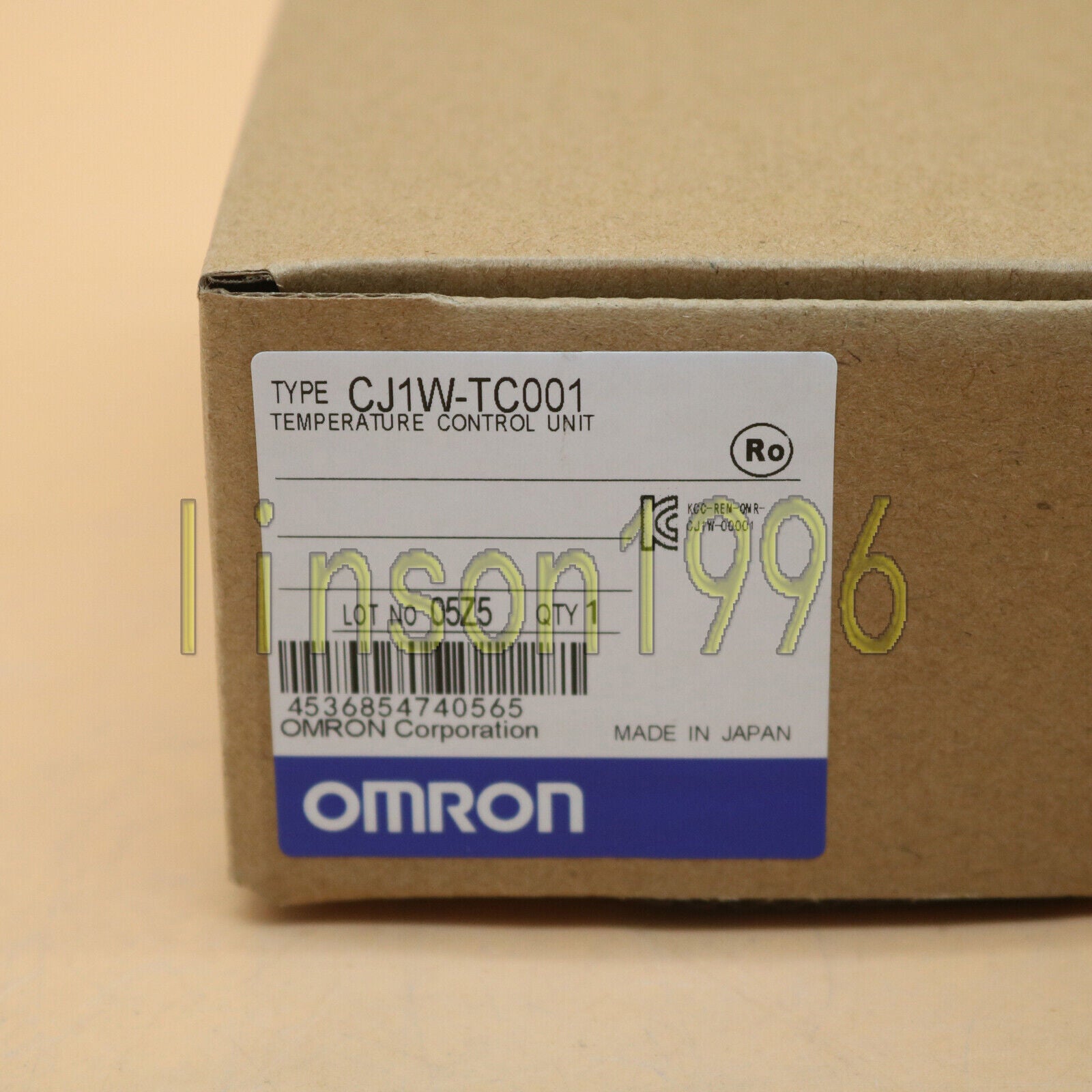 Omron CJ1W-TC001 Temperature Control Unit - OMRON