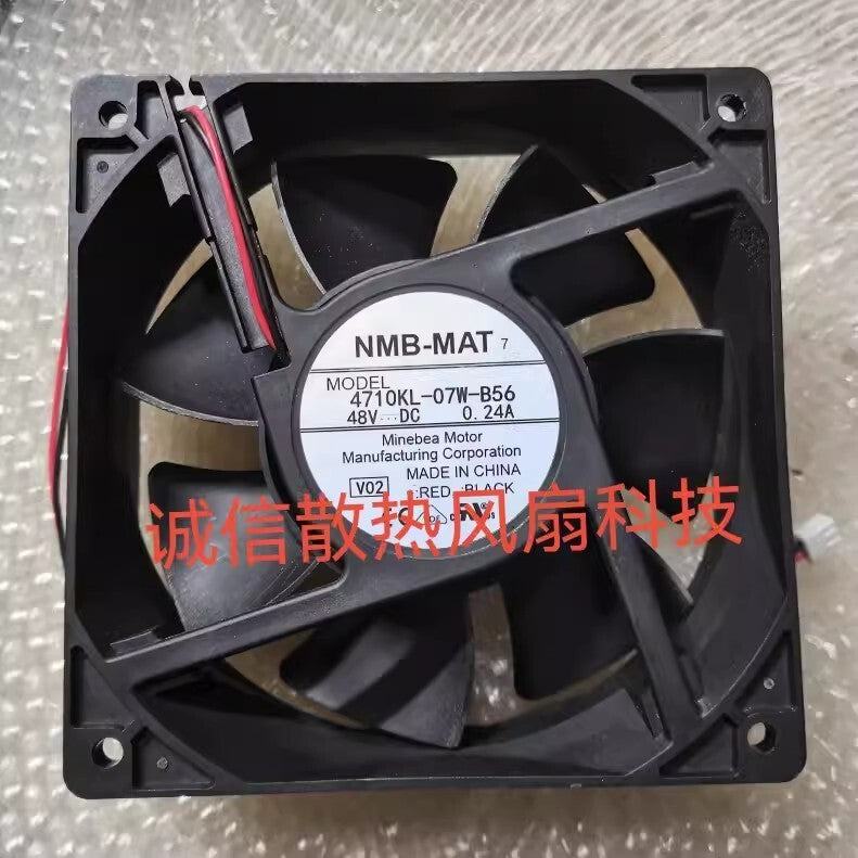 NMB 4710KL-07W-B56 DC48V 0.24A 2-Pin Silent Cooling Fan