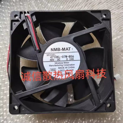 NMB 4710KL-07W-B56 DC48V 0.24A 2-Pin Silent Cooling Fan