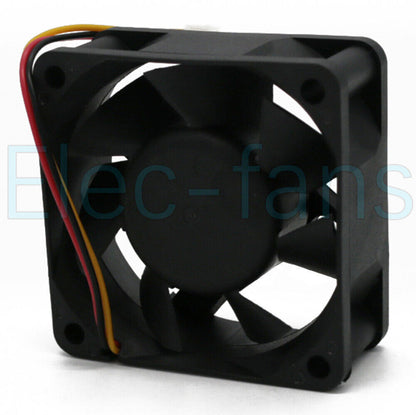 MELCO MMF-06D24ES DC 24V 0.10A 60x60x25mm 3Pin Cooling Fan - MELCO