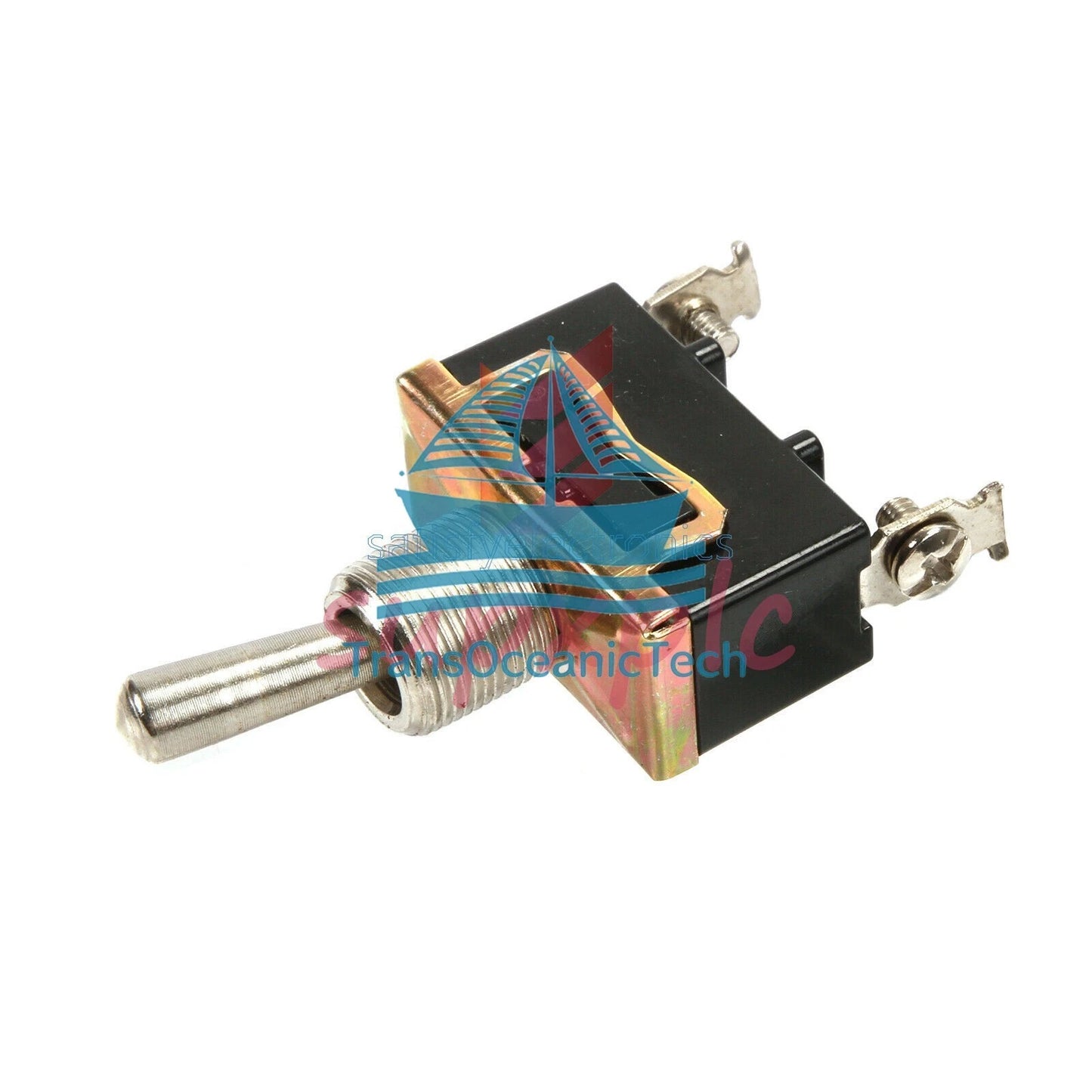 10PCS x E-TEN1021 2-Pin Toggle Flick Switch SPST ON-OFF Car Dash Light Metal
