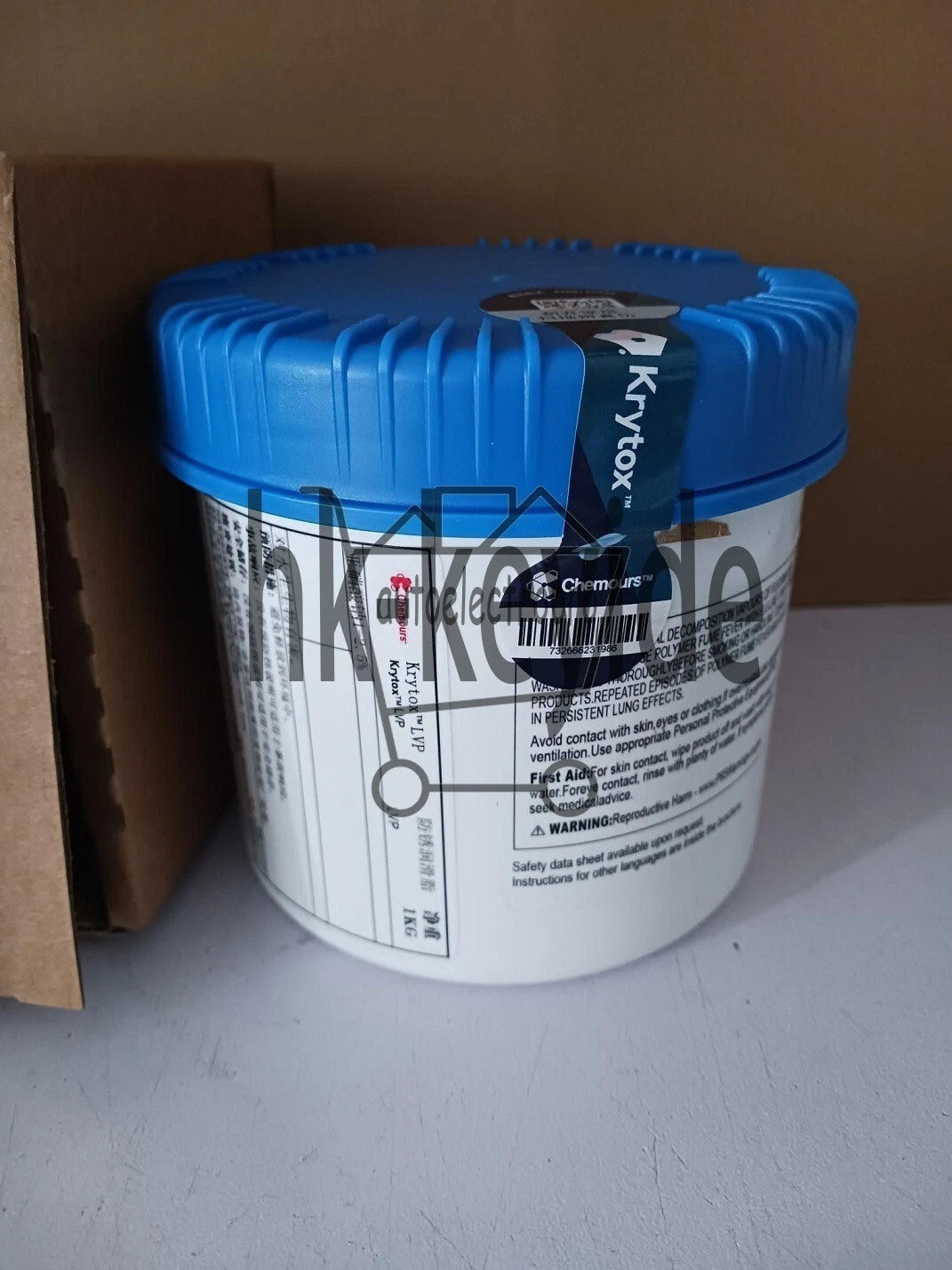 Chemours DUPONT Krytox Lubricant LVP Vacuum Grease 1Kg (2.2 lb) free ship