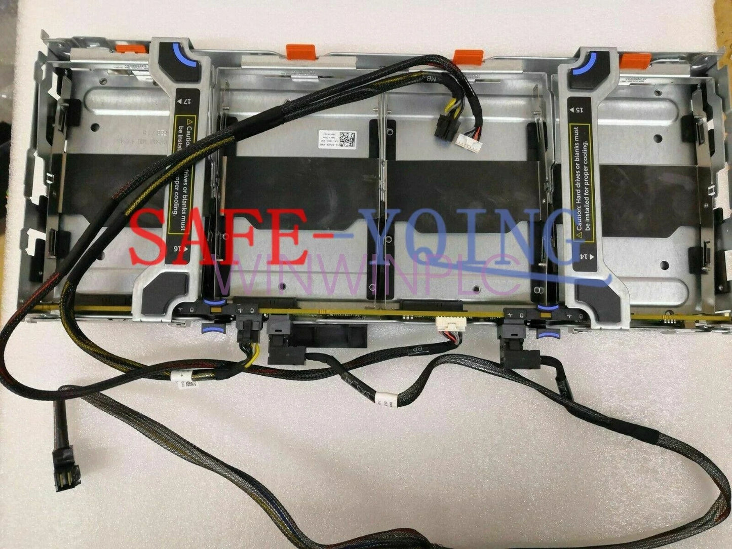 Dell 4FHR4 7TGT4 R730XD LFF 4 x 3.5" HDD Cage with Backplane Bay Kit plus Cables