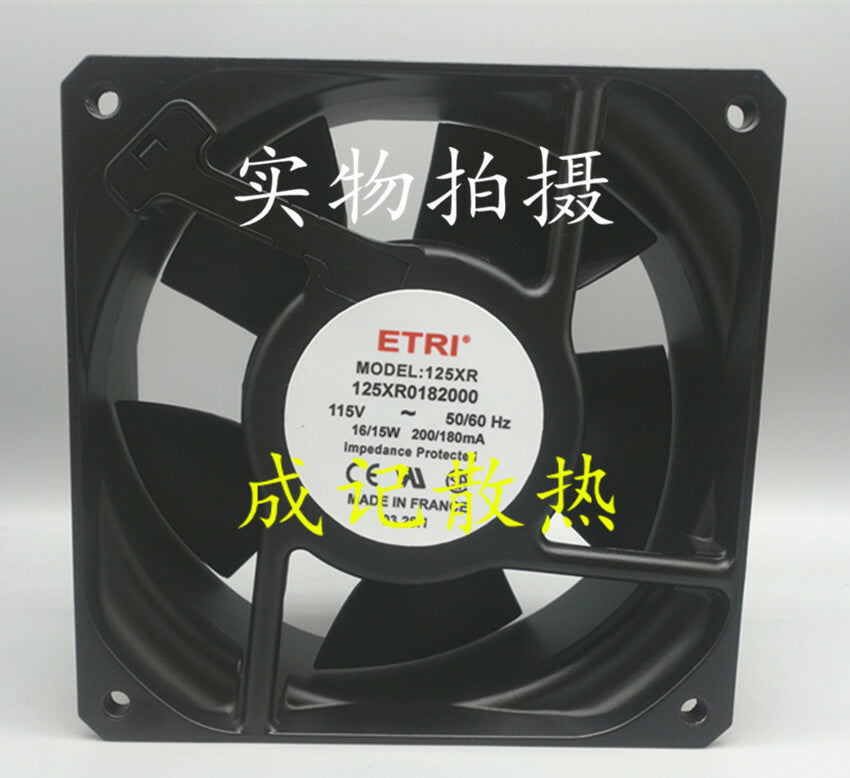 1pcs ETRI 125XR0182000 115V 120*120*38mm fan