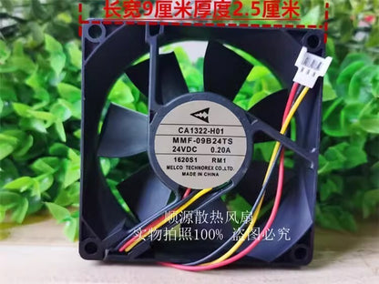 Mitsubishi MMF-09B24TS RM1 DC24V 0.20A 3-Pin Inverter Cooling Fan
