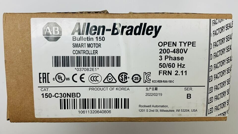 Allen Bradley Smart Motor Controller 150C30NBD - ALLEN BRADLEY
