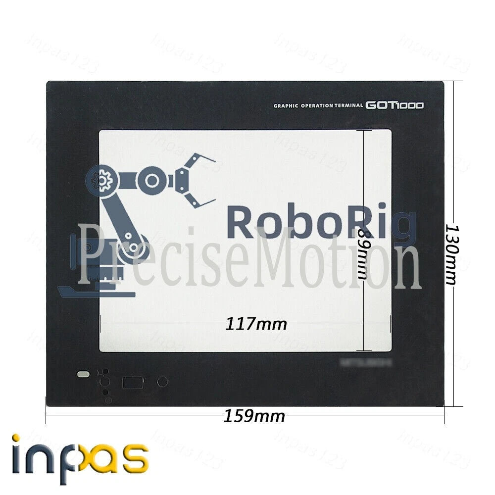 For Mitsubishi GT1555-QTBD GT1555QTBD Touch panel screen + protective film