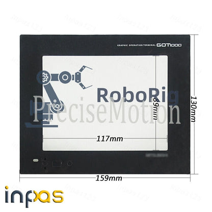 For Mitsubishi GT1555-QTBD GT1555QTBD Touch panel screen + protective film