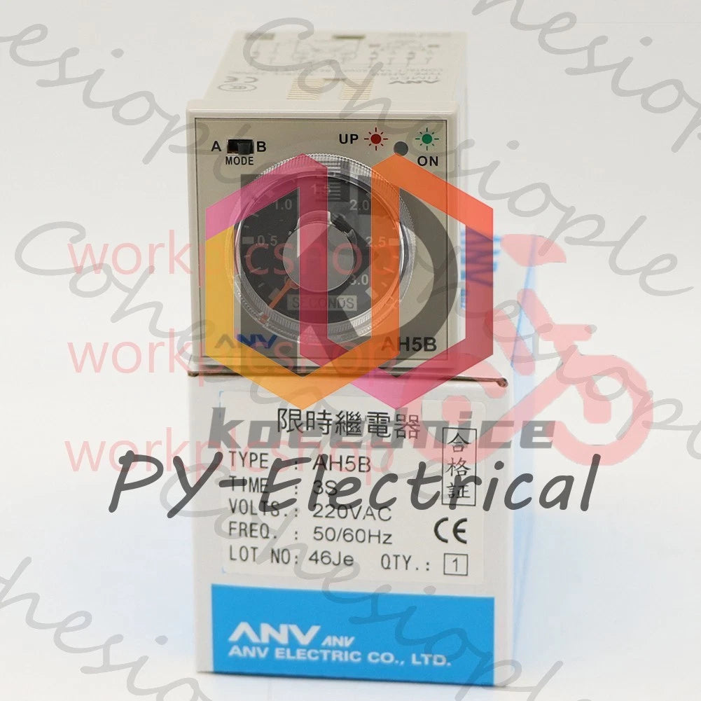 1pcs ANV AH5B 3S 220V time relay timer