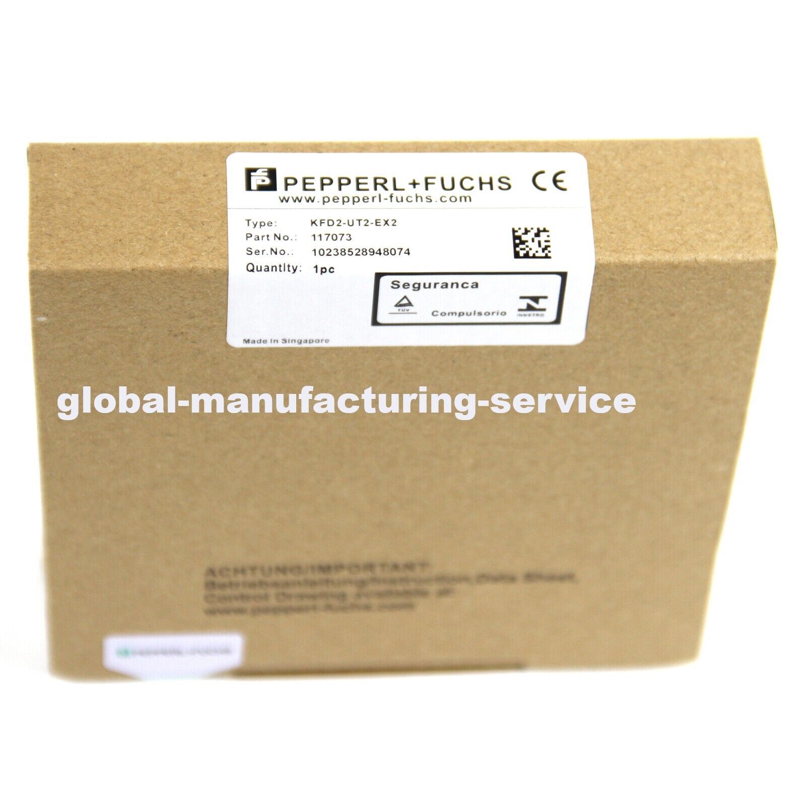 1 Piece Pepperl+Fuchs KFD2-UT2-Ex2 Safety Barrier, Industrial grade safety guard, Non-slip, Anti-slip design, Ex2 rated for durability, SafetyRail, laboratory equipment protection - PEPPERL+FUCHS