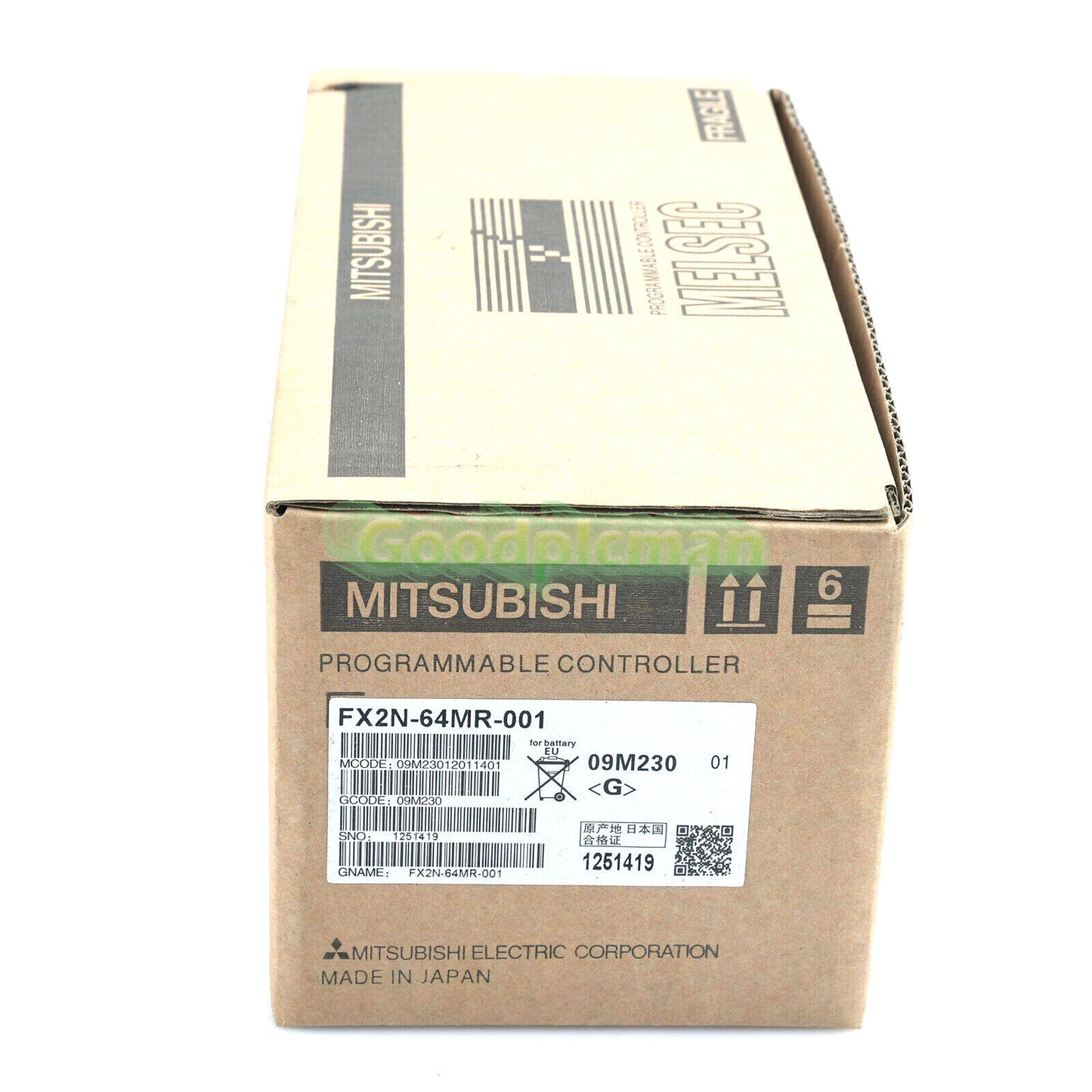 MITSUBISHI Melsec FX2N-64MR-001 PLC Module 1Pcs/