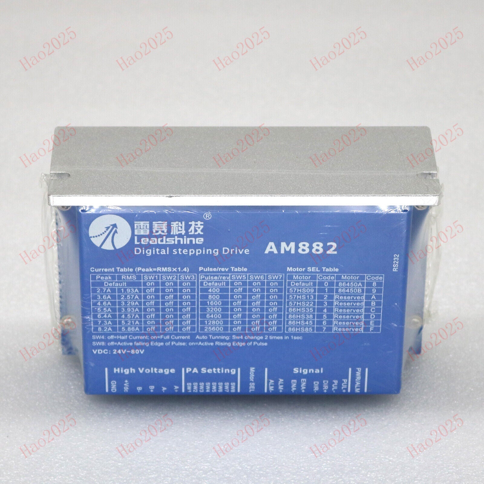 new AM882 Leadshine Stepper Motor Driver 80V 8.2A with Sensorless Detection SHIP - LEADSHINE