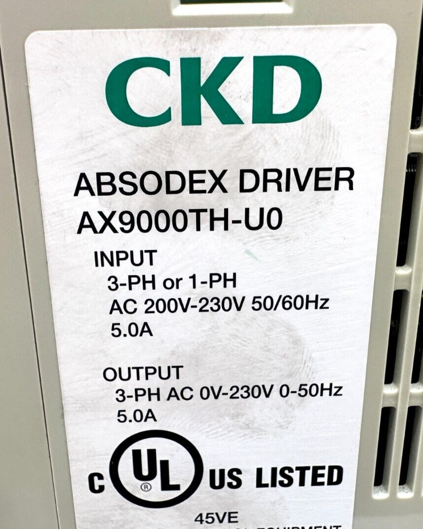 used CKD AX9000TH-U0 Absodex Driver