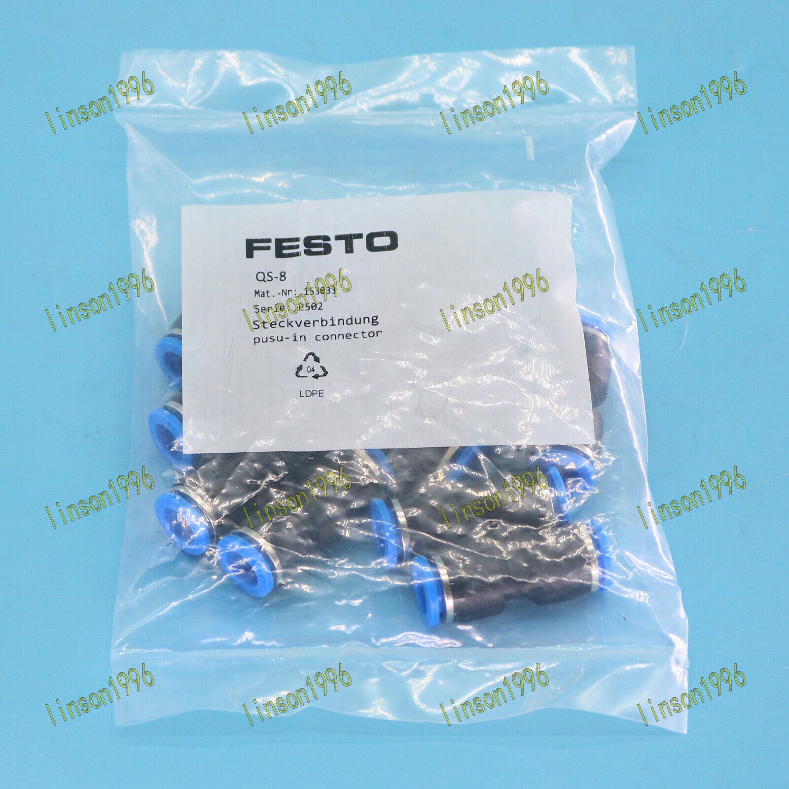 FESTO 10PCS Push-In Connector ONE YEAR - FESTO