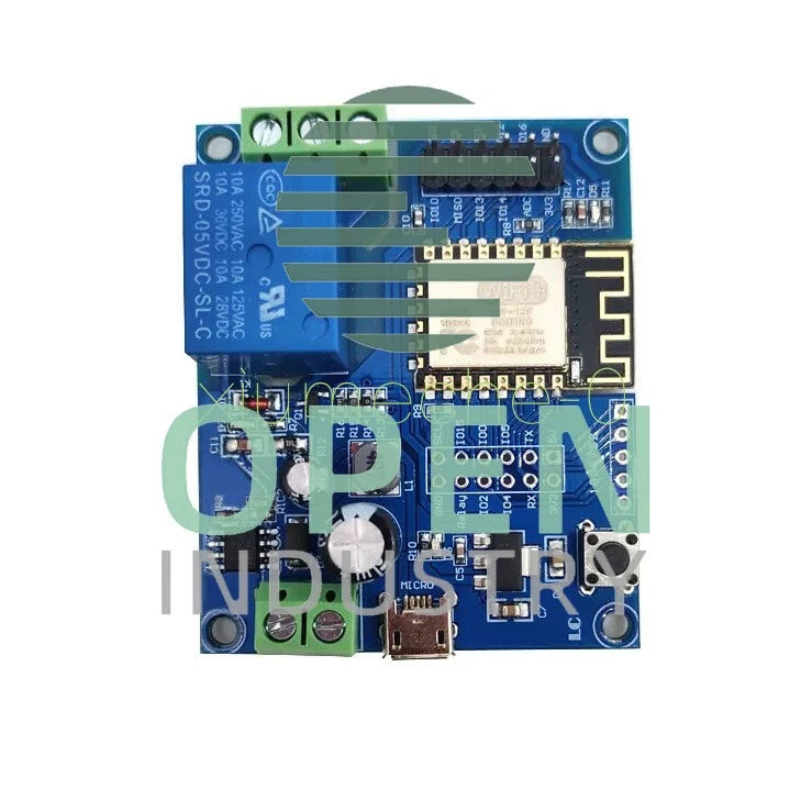 1PCS DC 5-80V Power Supply ESP8266 WIFI Relay Module ESP-12F Development Board
