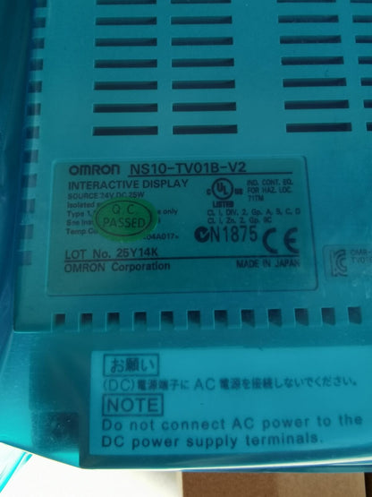 New OMRON NS10TV01BV2 Operator Panel In Box - OMRON