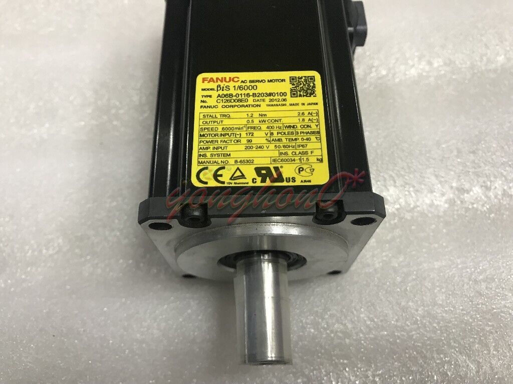 used ONE Fanuc Servo Motor A06B-0116-B203#0100 - ONE