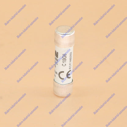 new 10pc eaton Bussmann C10G6 (6Amp) 6A 500Vac Cartridge Fuse 10x38mm - BUSSMANN