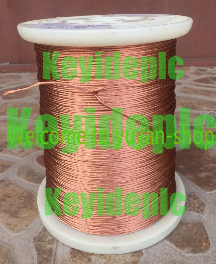 QTY:1 Enameled copper wire twisted-pair AWG32 X 30 Strands Litz Wire 30/32 #ke