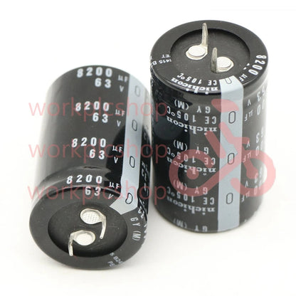 2PCS 8200UF 63V Nichicon 30*50mm Audio Fever HIFI Audio Amplifier Capacitors