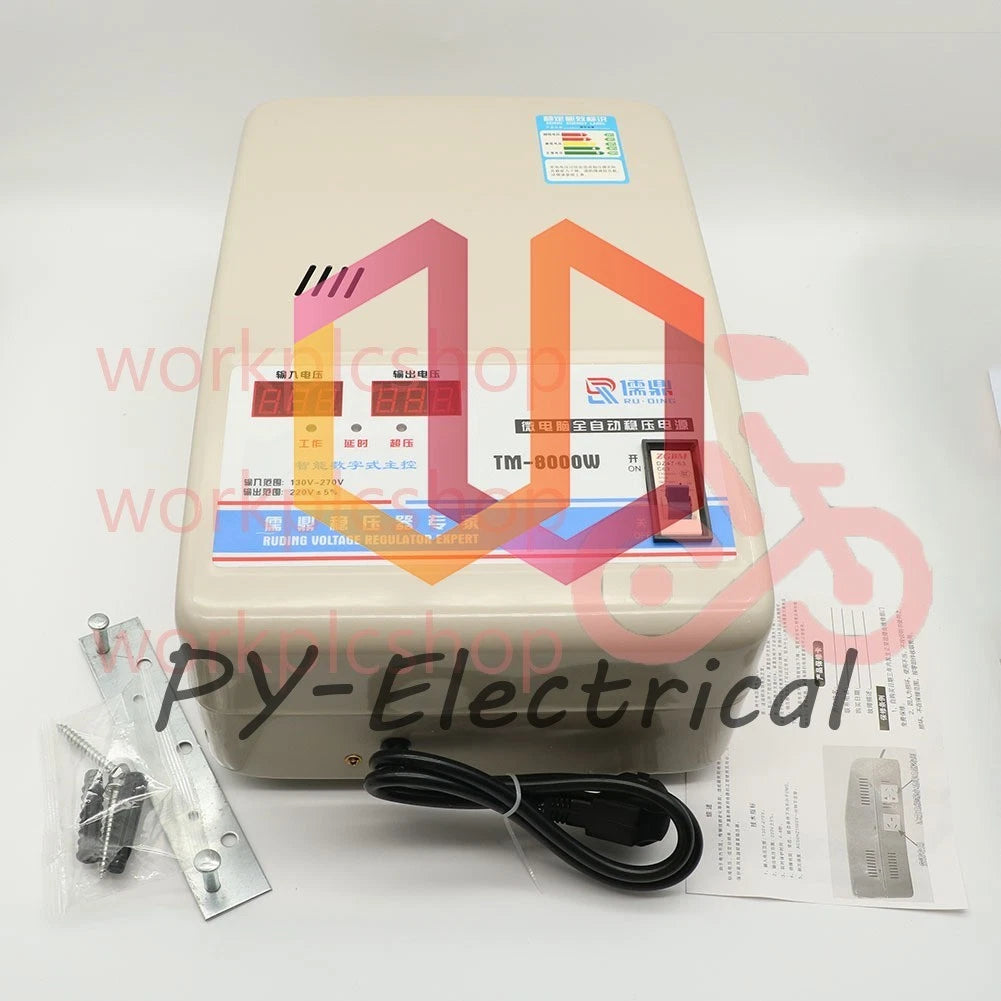 1PC 220V 7KW Automatic Voltage Stabilizer AC regulator Power Supply 120-270V