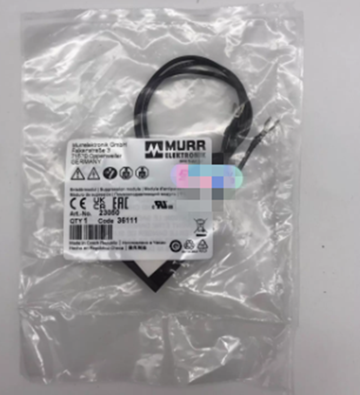 MURR Motor Suppressor 23050 - MURR