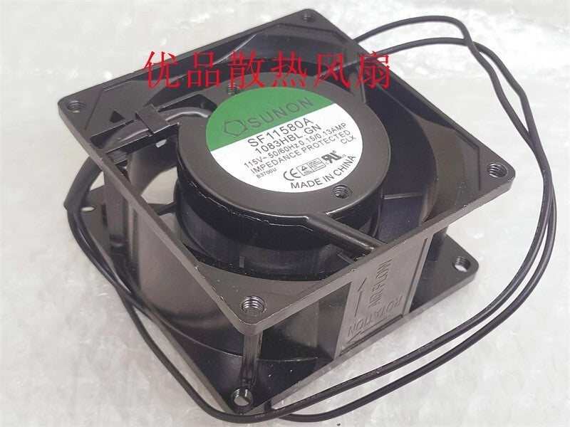 SUNON SF11580A-1083HBL.GN 115V 0.15/0.13A 80*80*38MM Inverter Cooling Fan