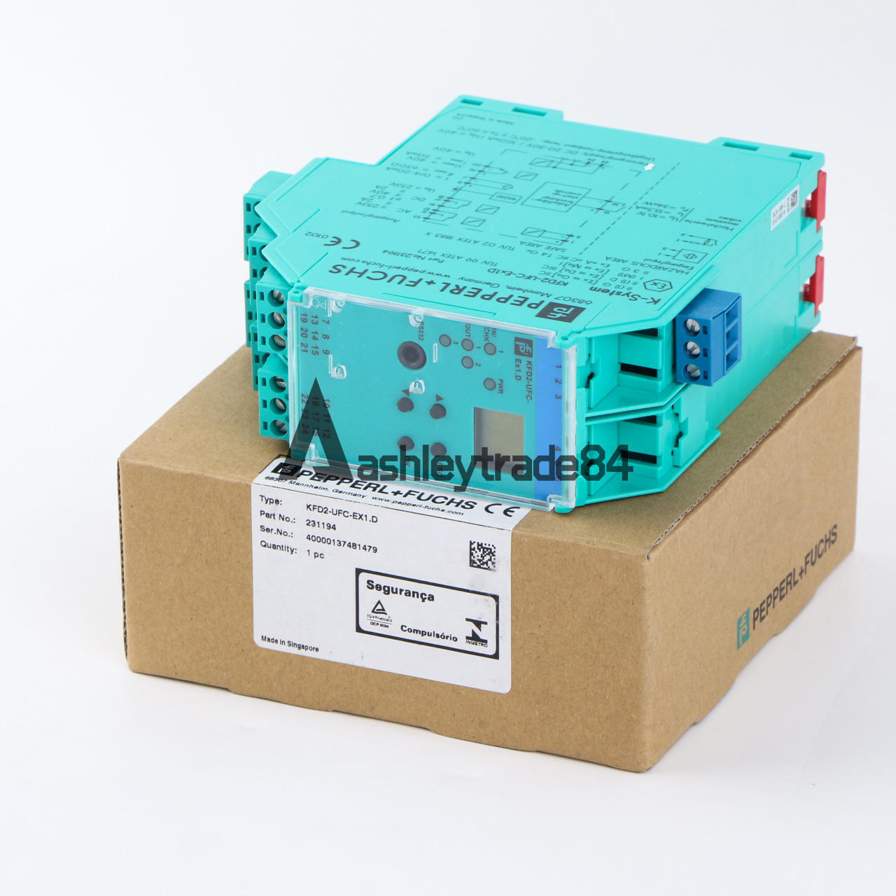 1PC PEPPERL + FUCHS KFD2-UFC-EX1.D Safety Barrier