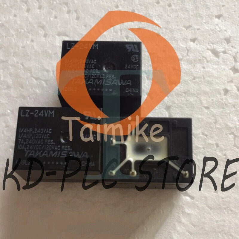 10Pcs TAKAMISAWA LZ-24VM 24VDC Power Relay 4Pin