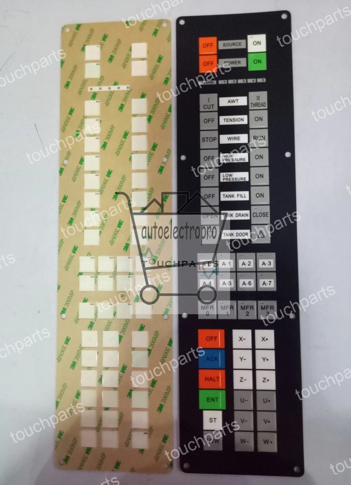 Operating Membrane Overlay for Sodick EDM machine AQ327L Fast delivery