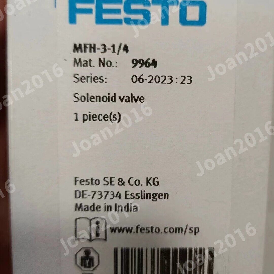 new 1pcs FESTO MFH-3-1/4 9964 solenoid valve - FESTO