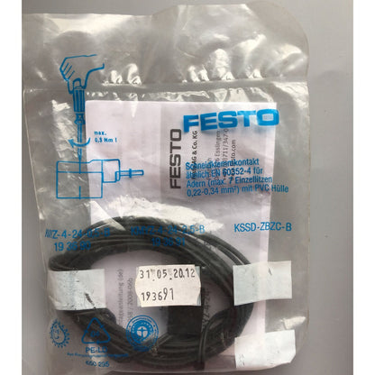 FESTO Cable KMYZ-4-24-2.5-B 193691 SPOT STOCKS - FESTO