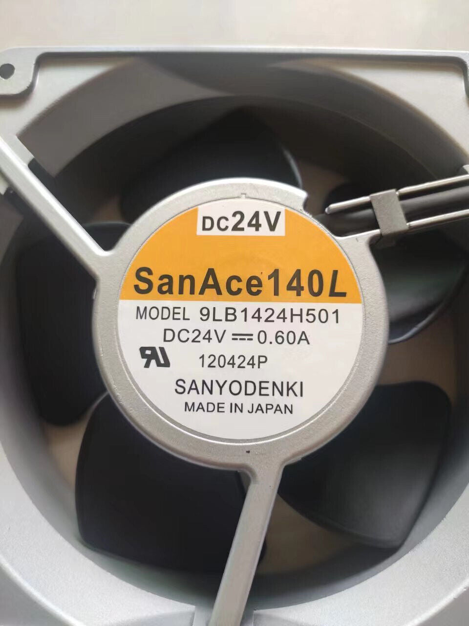 new 1 PCS SANYO Fan 9LB1424H501 DC 24V 0.6A 14050 14CM 3 pin Aluminum frame fan