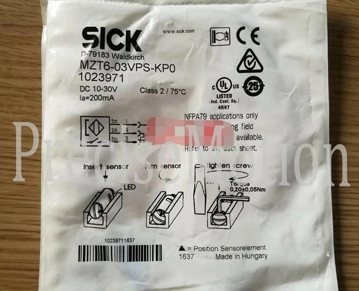 1PC SICK Sensor MZT6-03VPS-KP0 free shipping