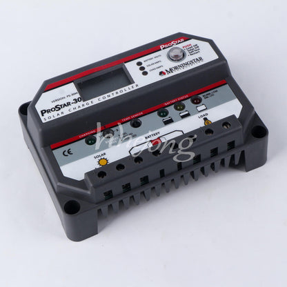 new MORNINGSTAR PROSTAR with LCD Display PWM Charge Controller PS-30M 12/24V,30A - MORNINGSTAR