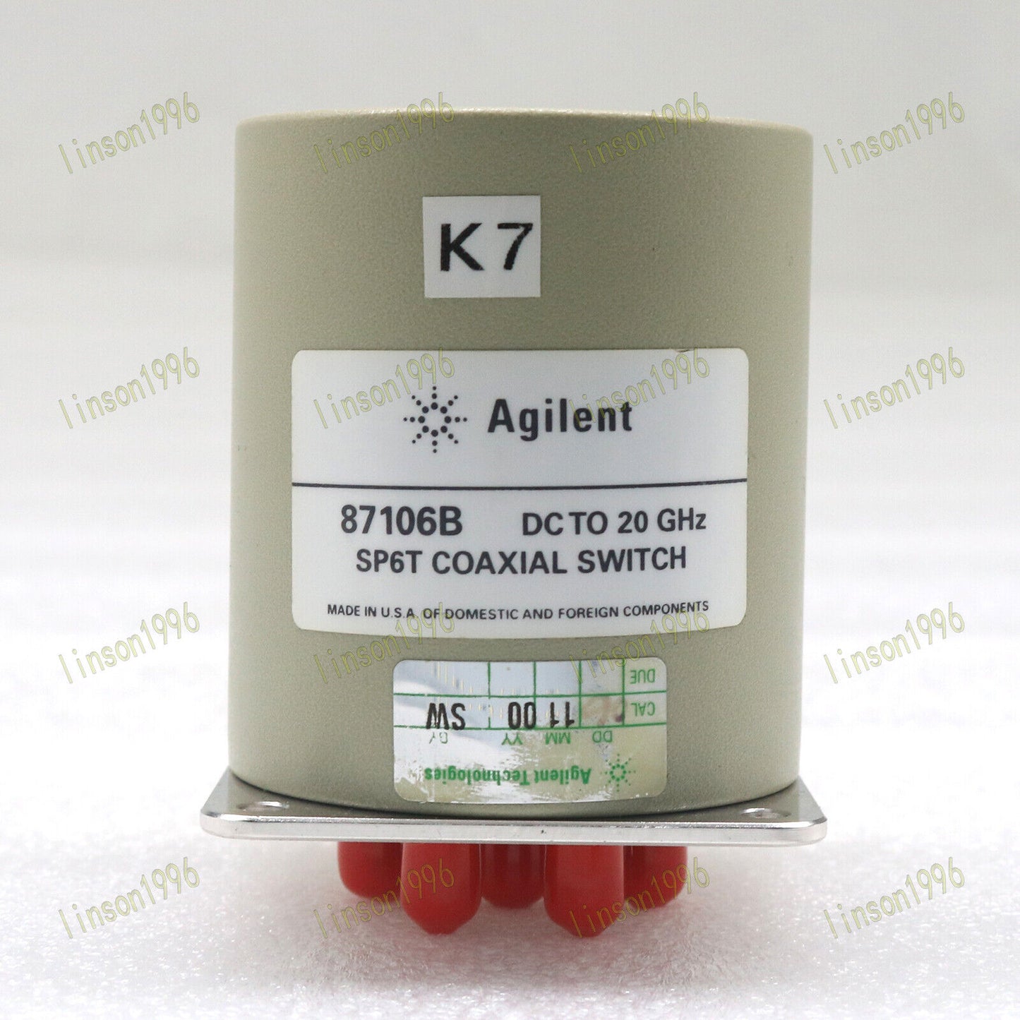 used ONE 87106B tested Agilent Sp6t coaxial switch SPOT STOCK - AGILENT