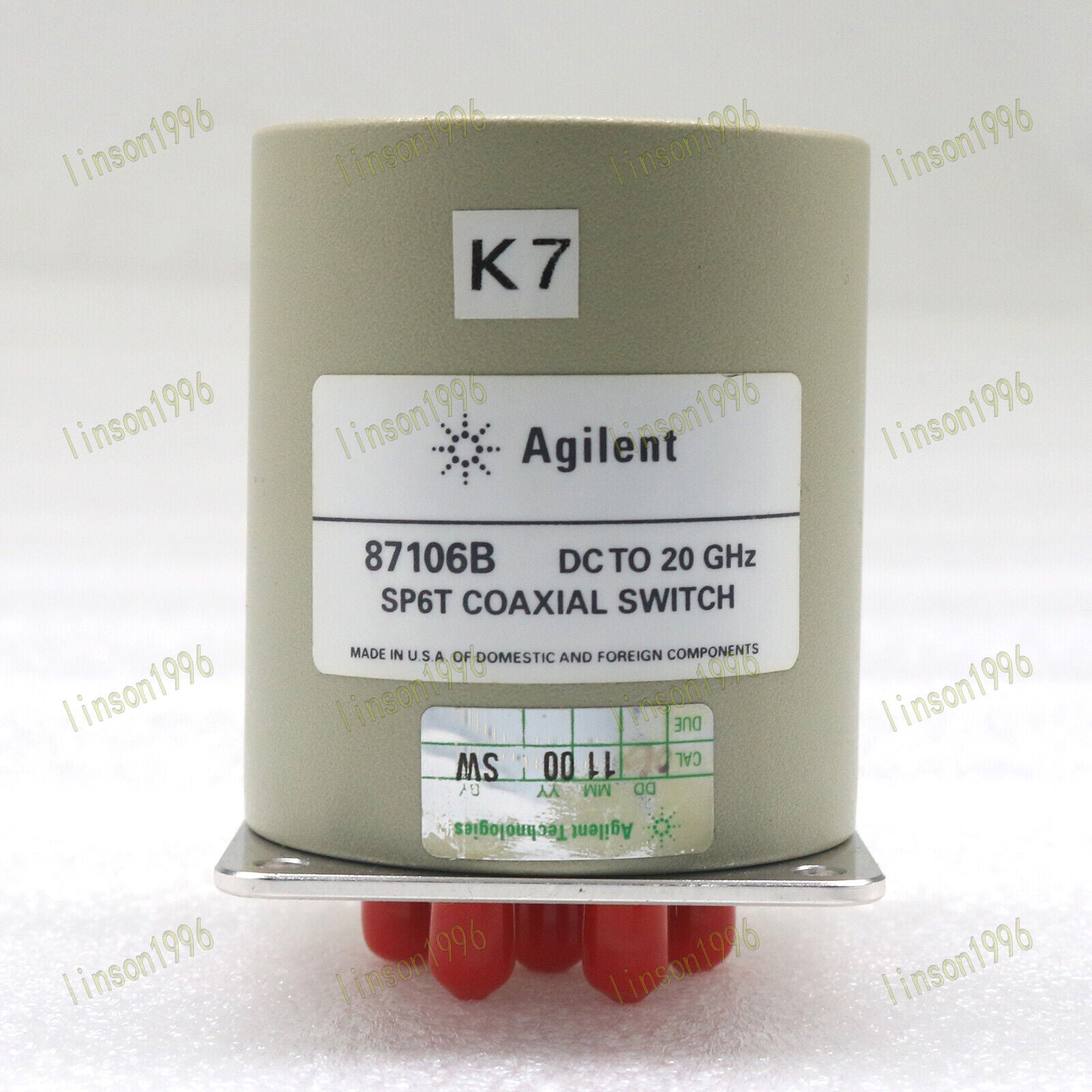 used ONE 87106B tested Agilent Sp6t coaxial switch SPOT STOCK - AGILENT