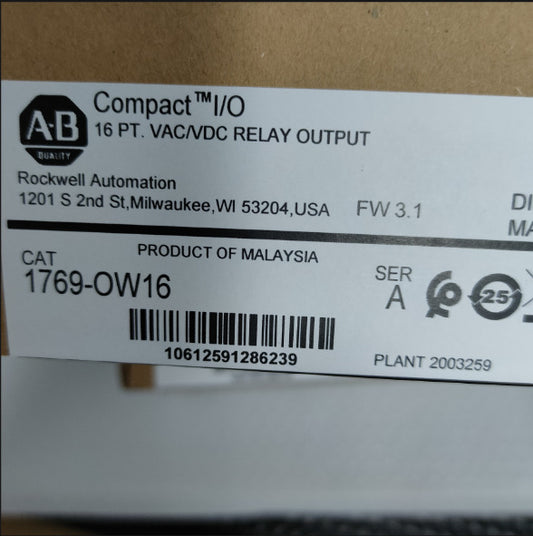 1PC New Factory Sealed AB 1769OW16 Output Module - COMPACTLOGIX