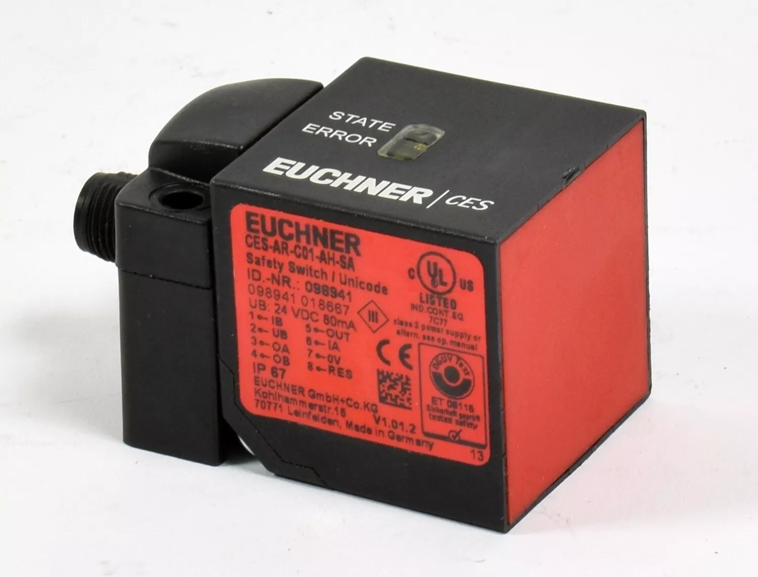 Euchner CES-AR-C01-AH-SA Safety Switch/Unicode - EUCHNER