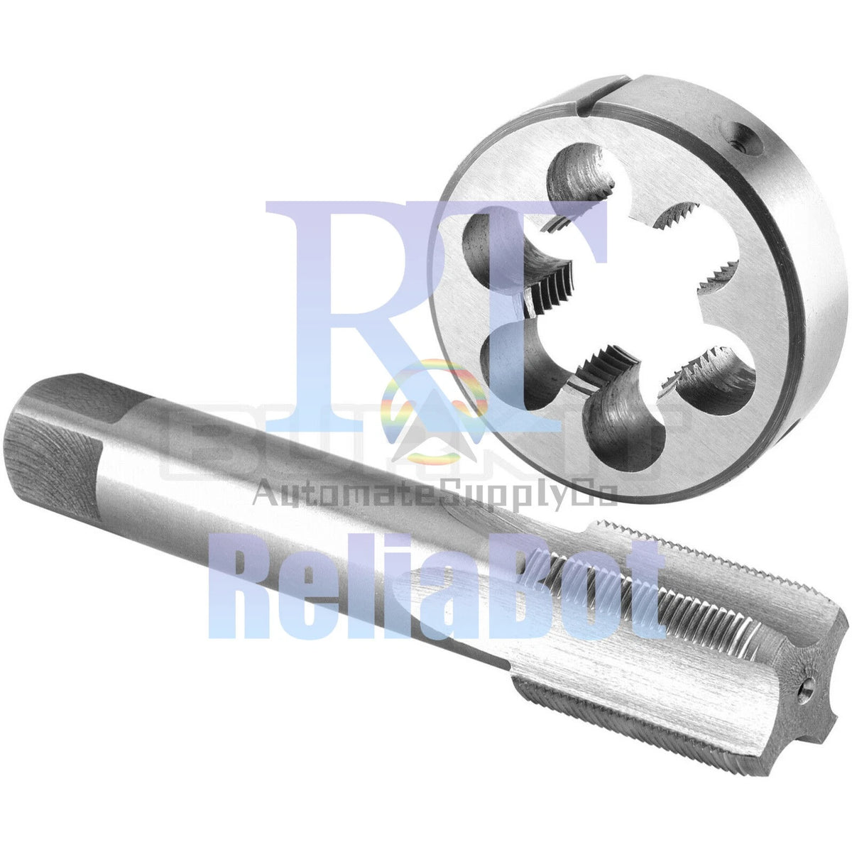 1 3/8"-24 UNS Tap and Die Set Right Hand,1-3/8 x 24 UNS Thread Tap and Round Die