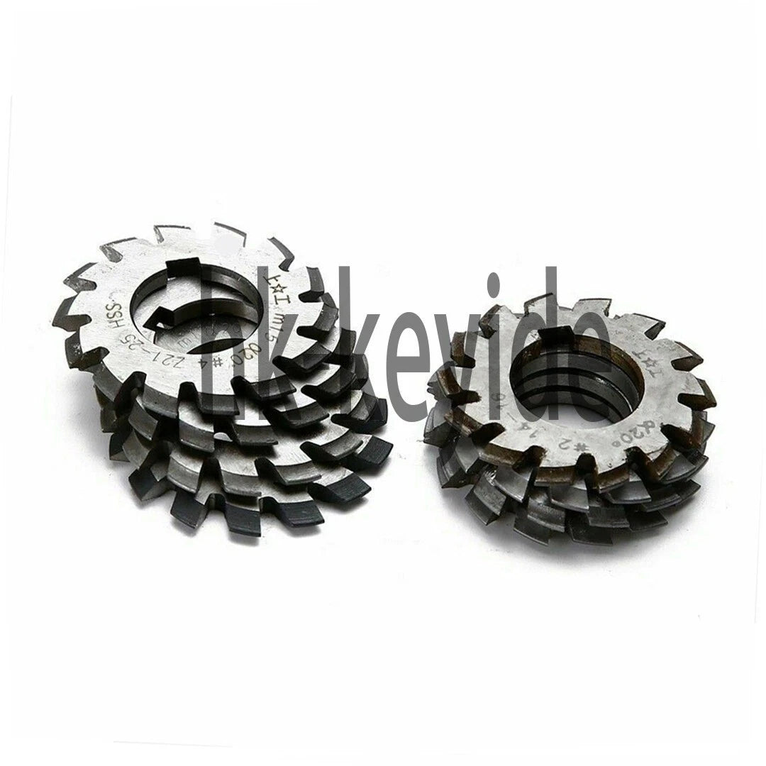 8X/Set M1.5 PA20 #1-8 Bevel Involute Gear Cutters HSS Module 1.5M gear Cutter