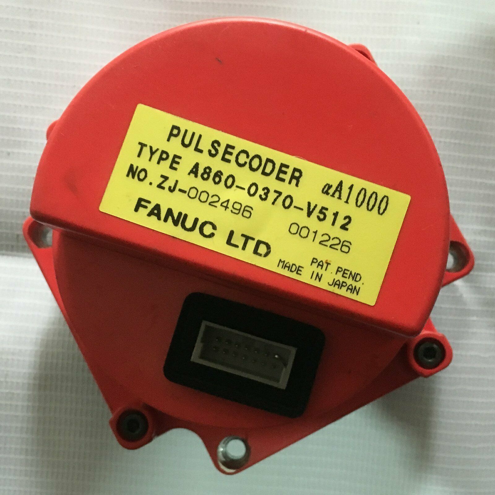 Used Fanuc A860-0370-V512 Pulse Coder in Good Condition - FANUC