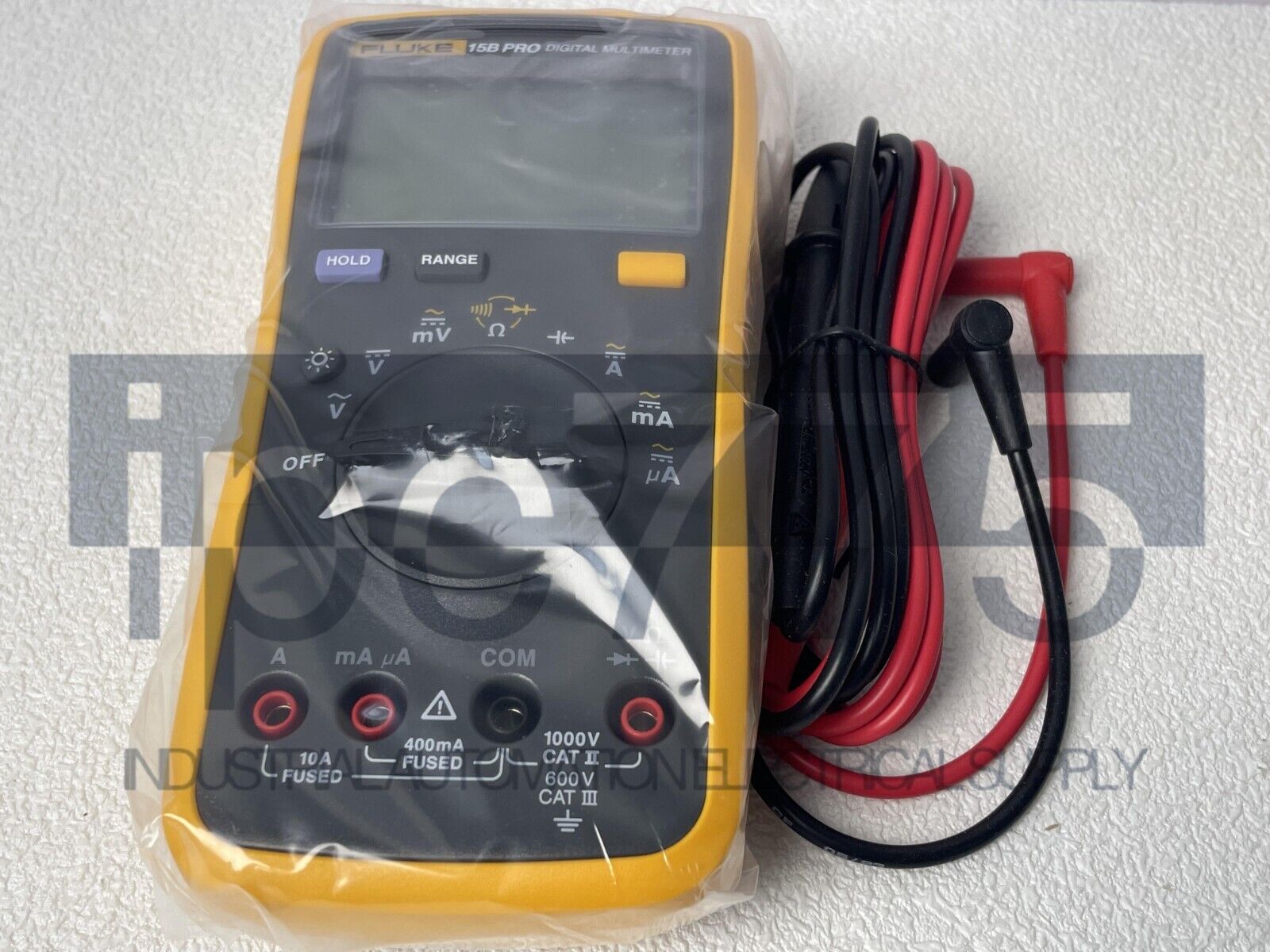 Digital multimeter tester DMM with FLUKE 15B+ 1PCS, TL75 test leads, soft case - FLUKE