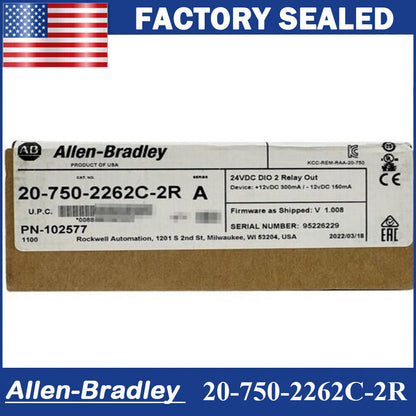 Allen-Bradley 20-750-2262C-2R 24V DC IO Module - ALLEN-BRADLEY