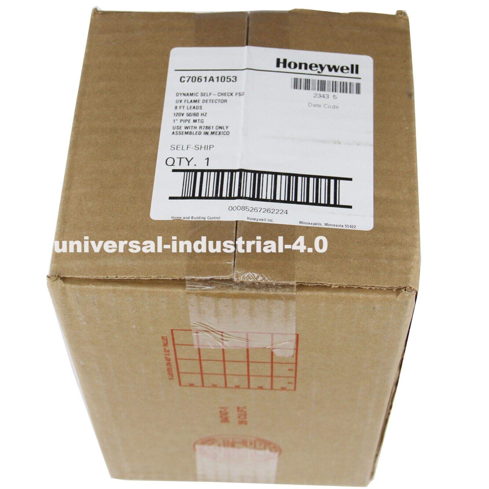 new  Honeywell C7061A1053 UV Flame Detector Replace C7061A1012 Honeywell